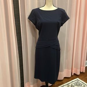 Jones Studio women’s navy dress, cup sleeve, size 12